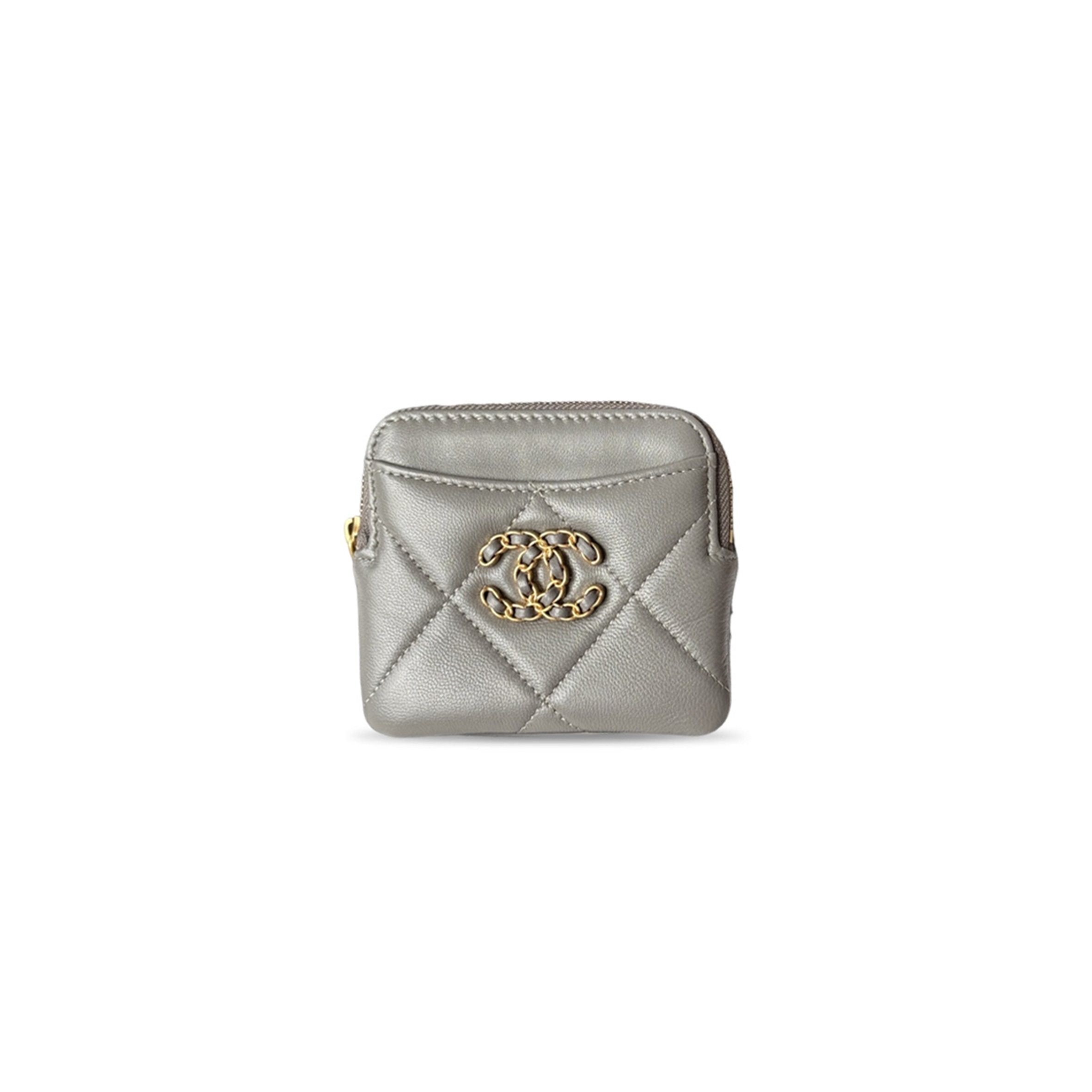 CHANEL 19 WALLET WITH ZIPPER AP2086 (11*9.5*2.5cm)